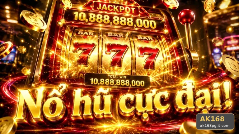 Nổ Hũ AK168 Tại ak168pg.it.com: Giải Thích Biểu Tượng, Tính Năng Và Quy Trình Slot, Jackpot Chi Tiết
