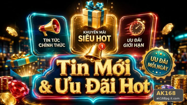 Tin Tức AK168 Tại ak168pg.it.com: Hướng Dẫn Người Mới Kiểm Tra Giao Diện Và Đọc Thông Tin Ưu Đãi Chi Tiết